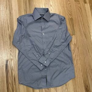 Men's Gray Dress Shirt 15.5 32-33